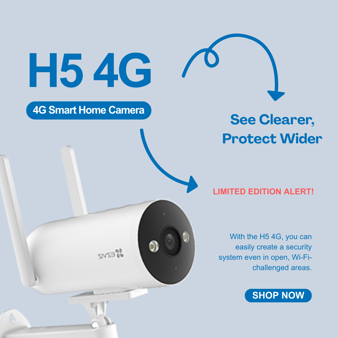 EZVIZ H5 4G 2K Smart Home Camera