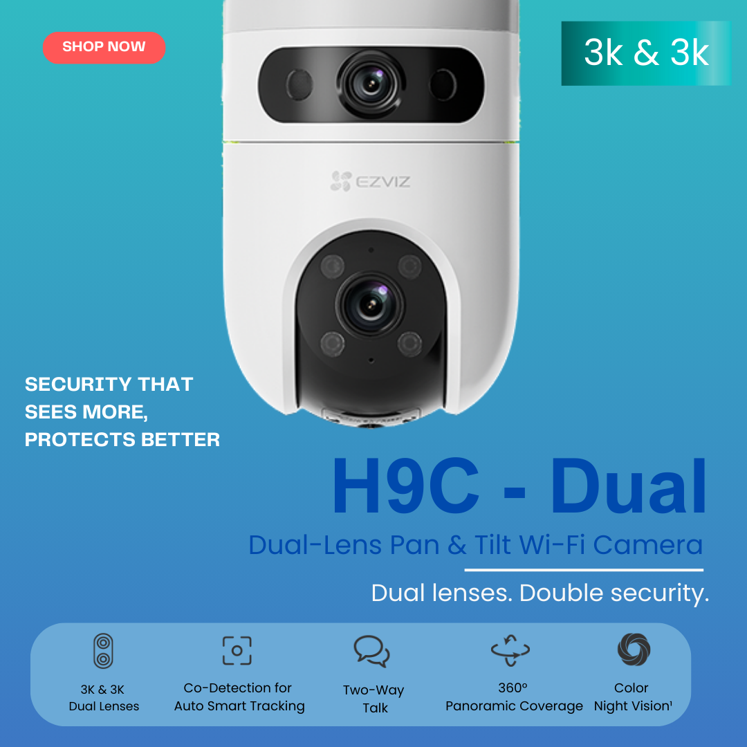 EZVIZ H9c Dual - Dual-Lens Pan & Tilt Wi-Fi Camera